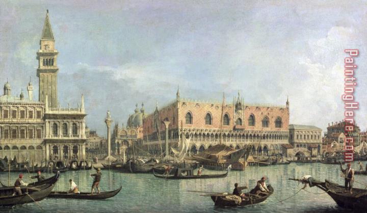 Canaletto The Molo and the Piazzetta San Marco